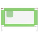 Casa si Gradina - Mobilier - Mobilier copii - Sisteme de siguranta - Balustrada de protectie pat copii, verde, 120x25 cm, textil - Infinity.ro