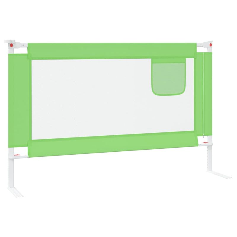 Casa si Gradina - Mobilier - Mobilier copii - Sisteme de siguranta - Balustrada de protectie pat copii, verde, 120x25 cm, textil - Infinity.ro