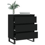 Casa si Gradina - Mobilier - Comode si corpuri - Comode - Servanta, negru, 60x35x70 cm, lemn prelucrat - Infinity.ro