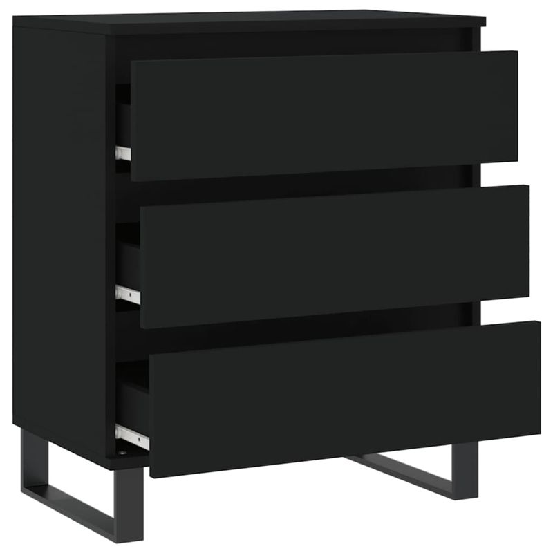 Casa si Gradina - Mobilier - Comode si corpuri - Comode - Servanta, negru, 60x35x70 cm, lemn prelucrat - Infinity.ro