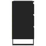 Casa si Gradina - Mobilier - Comode si corpuri - Comode - Servanta, negru, 60x35x70 cm, lemn prelucrat - Infinity.ro