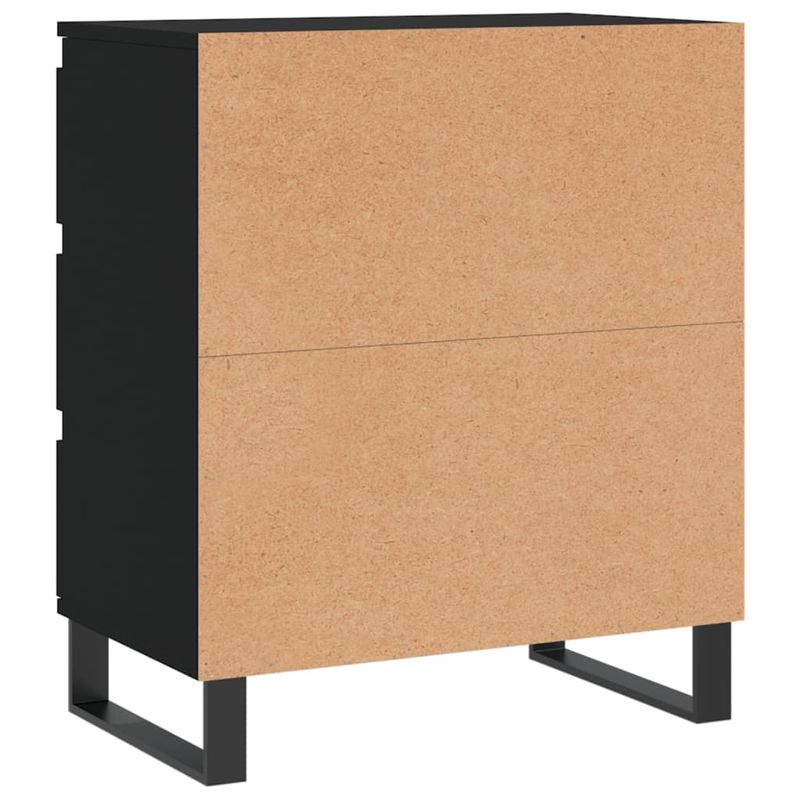 Casa si Gradina - Mobilier - Comode si corpuri - Comode - Servanta, negru, 60x35x70 cm, lemn prelucrat - Infinity.ro