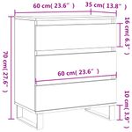 Casa si Gradina - Mobilier - Comode si corpuri - Comode - Servanta, negru, 60x35x70 cm, lemn prelucrat - Infinity.ro