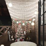 Casa si Gradina - Decoratiuni - Decoratiuni de sezon - vidalXL Ghirlanda luminoasa, 400 LED-uri, alb rece, 8 functii, 40 m - Infinity.ro