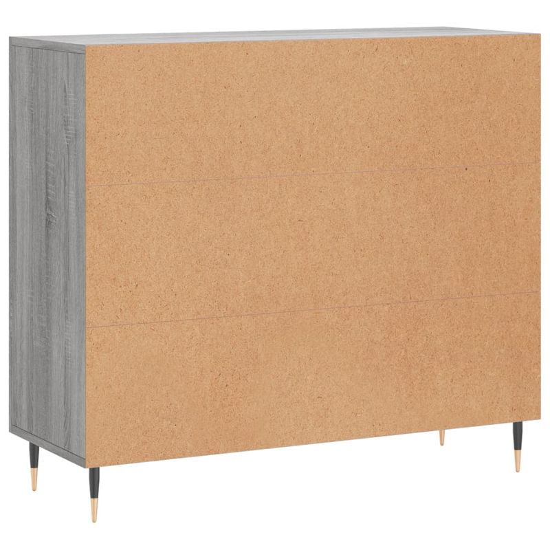 Casa si Gradina - Mobilier - Comode si corpuri - Comode - Servanta, gri sonoma, 90x34x80 cm, lemn compozit - Infinity.ro