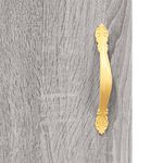 Casa si Gradina - Mobilier - Comode si corpuri - Comode - Servanta, gri sonoma, 90x34x80 cm, lemn compozit - Infinity.ro