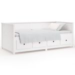 Casa si Gradina - Mobilier - Paturi si accesorii - Paturi - Pat de zi, alb, 90x190 cm, lemn masiv de pin - Infinity.ro