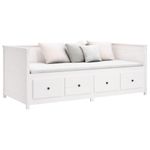 Casa si Gradina - Mobilier - Paturi si accesorii - Paturi - Pat de zi, alb, 90x190 cm, lemn masiv de pin - Infinity.ro