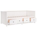 Casa si Gradina - Mobilier - Paturi si accesorii - Paturi - Pat de zi, alb, 90x190 cm, lemn masiv de pin - Infinity.ro