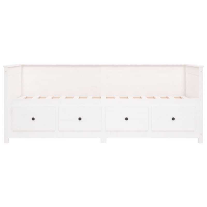 Casa si Gradina - Mobilier - Paturi si accesorii - Paturi - Pat de zi, alb, 90x190 cm, lemn masiv de pin - Infinity.ro