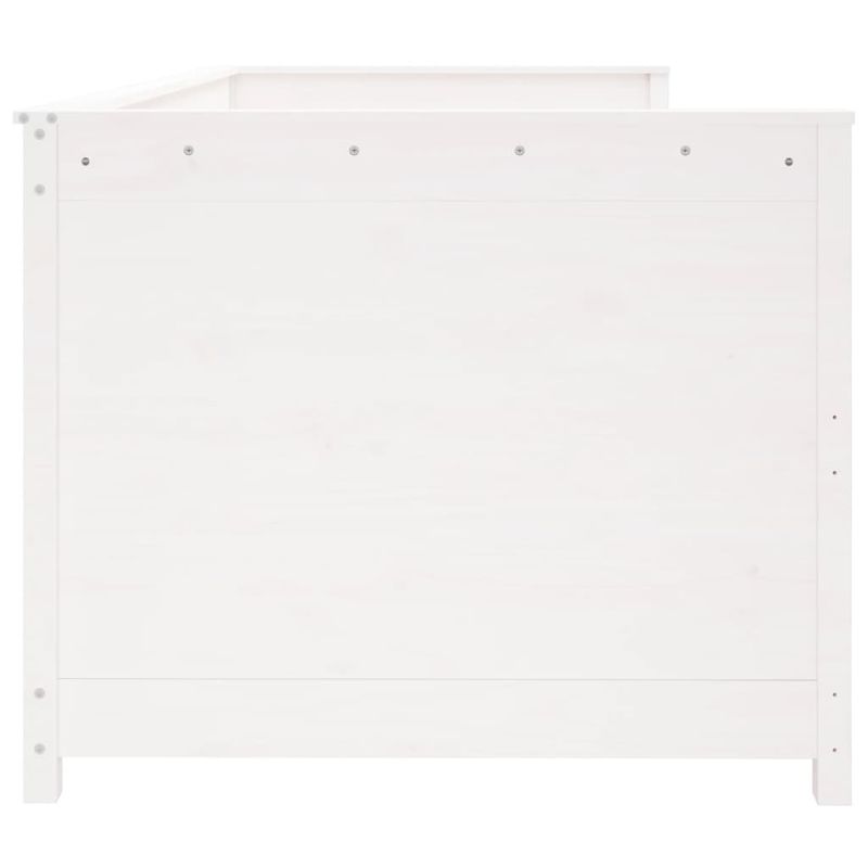 Casa si Gradina - Mobilier - Paturi si accesorii - Paturi - Pat de zi, alb, 90x190 cm, lemn masiv de pin - Infinity.ro