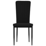 Casa si Gradina - Mobilier - Scaune si fotolii - Scaune - Scaune de bucatarie, 2 buc., negru, catifea - Infinity.ro