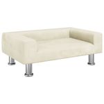 Casa si Gradina - Mobilier - Mobilier copii - Mobilier camera copiilor - Canapea pentru copii, crem, 70x45x26,5 cm, catifea - Infinity.ro