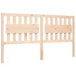 Casa si Gradina - Mobilier - Paturi si accesorii - Paturi - Cadru de pat cu tablie Super King Size, lemn masiv - Infinity.ro