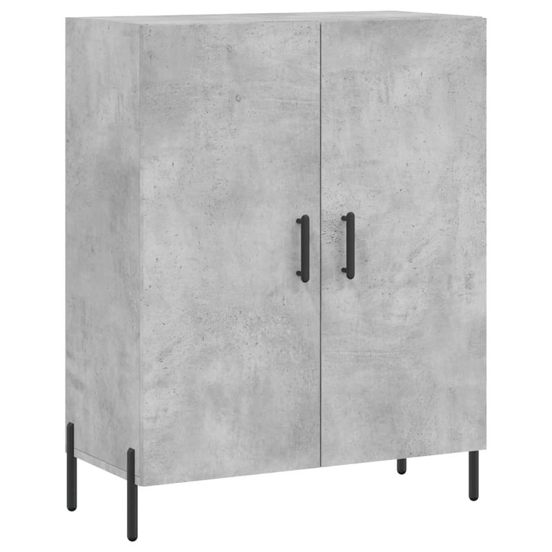Casa si Gradina - Mobilier - Comode si corpuri - Corpuri bucatarie - Dulap inalt, gri beton, 69,5x34x180, lemn compozit - Infinity.ro