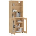Casa si Gradina - Mobilier - Comode si corpuri - Comode - Dulap inalt, stejar sonoma, 69,5x34x180 cm, lemn compozit - Infinity.ro