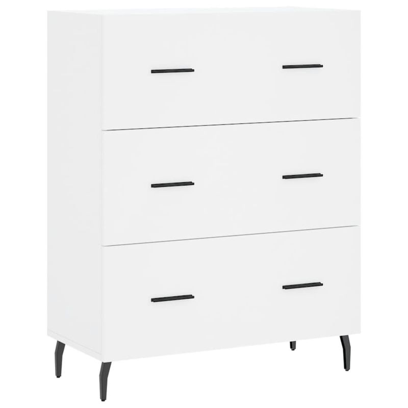Casa si Gradina - Mobilier - Comode si corpuri - Comode - Dulap inalt, alb, 69,5x34x180 cm, lemn compozit - Infinity.ro