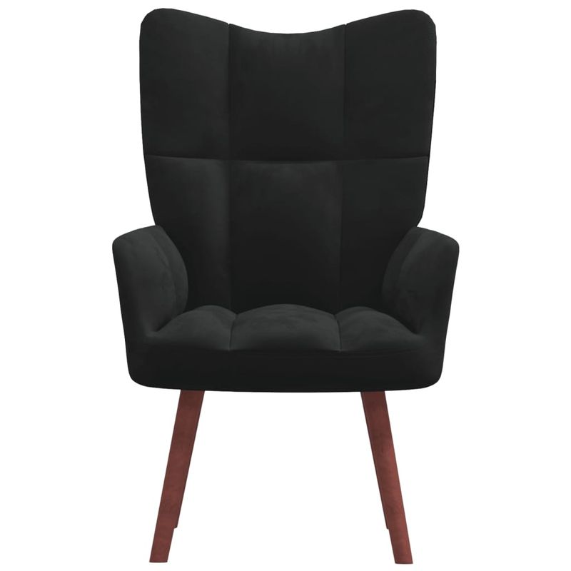 Casa si Gradina - Mobilier - Scaune si fotolii - Fotolii - Fotoliu de relaxare, negru, catifea - Infinity.ro