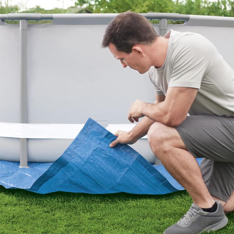 Casa si Gradina - Gradina si terasa - Piscine si accesorii - Accesorii piscine - Bestway Panza de sol pentru piscina Flowclear, 488 x 488 cm - Infinity.ro