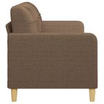 Casa si Gradina - Mobilier - Canapele si coltare - Canapele - Canapea cu 3 locuri, maro, 180 cm, material textil - Infinity.ro