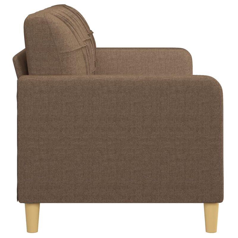 Casa si Gradina - Mobilier - Canapele si coltare - Canapele - Canapea cu 3 locuri, maro, 180 cm, material textil - Infinity.ro