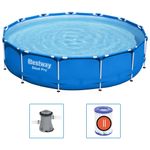 Casa si Gradina - Gradina si terasa - Piscine si accesorii - Piscine - Bestway Piscina cu cadru Steel Pro, 396x84 cm - Infinity.ro