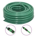 Casa si Gradina - Gradinarit si plante - Instalatii si accesorii pentru irigatii - Furtunuri de gradina si accesorii - Furtun de gradina cu set de racorduri, verde, 0,9", 20 m, PVC - Infinity.ro