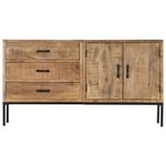 Casa si Gradina - Mobilier - Comode si corpuri - Comode - Servanta, 140x35x75 cm, lemn masiv de mango - Infinity.ro