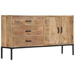 Casa si Gradina - Mobilier - Comode si corpuri - Comode - Servanta, 140x35x75 cm, lemn masiv de mango - Infinity.ro