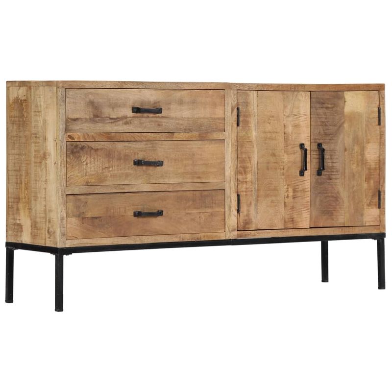 Casa si Gradina - Mobilier - Comode si corpuri - Comode - Servanta, 140x35x75 cm, lemn masiv de mango - Infinity.ro