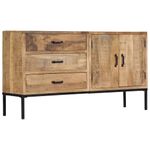 Casa si Gradina - Mobilier - Comode si corpuri - Comode - Servanta, 140x35x75 cm, lemn masiv de mango - Infinity.ro