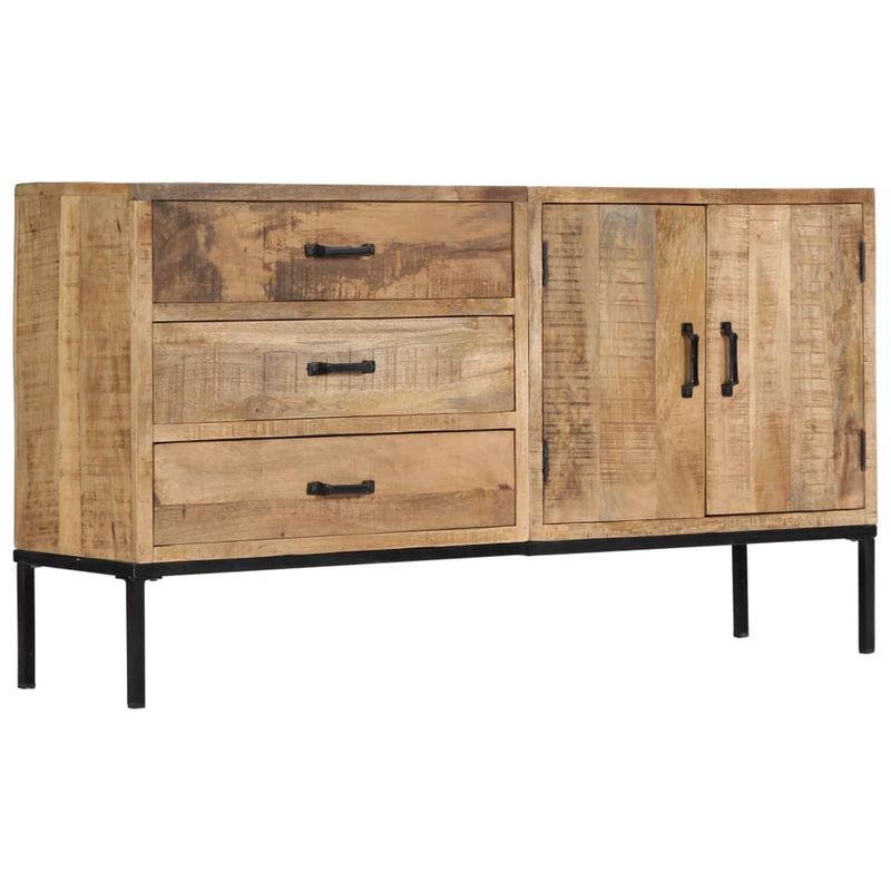 Casa si Gradina - Mobilier - Comode si corpuri - Comode - Servanta, 140x35x75 cm, lemn masiv de mango - Infinity.ro