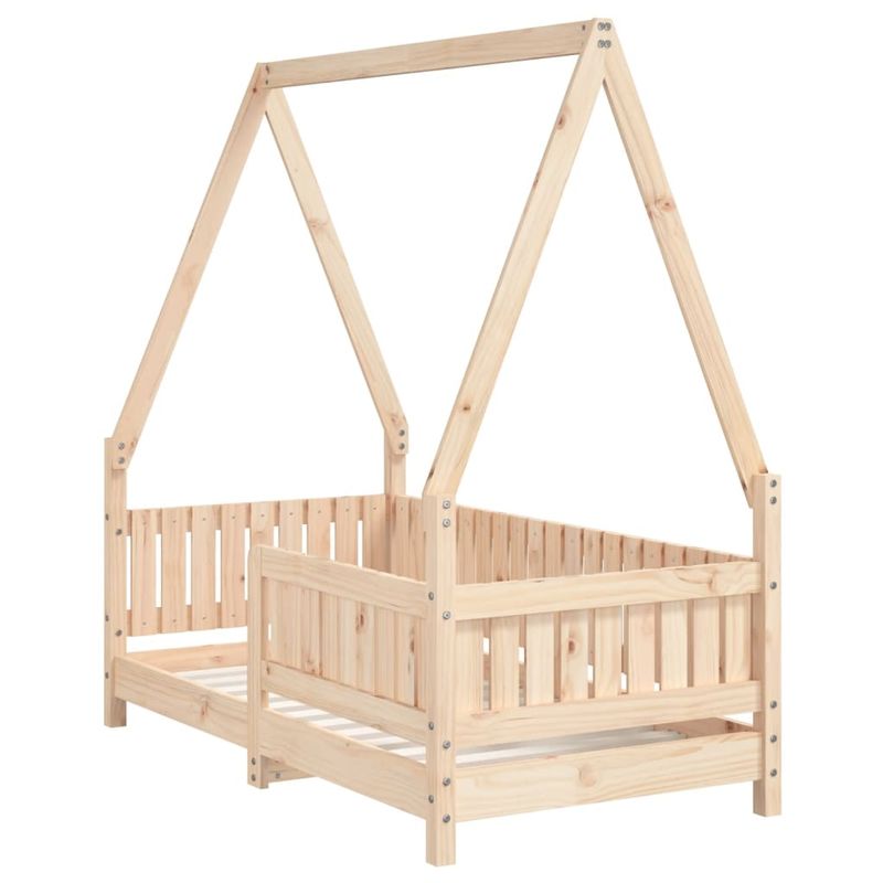 Casa si Gradina - Mobilier - Mobilier copii - Patuturi copii - Cadru de pat pentru copii, 70x140 cm, lemn masiv de pin - Infinity.ro