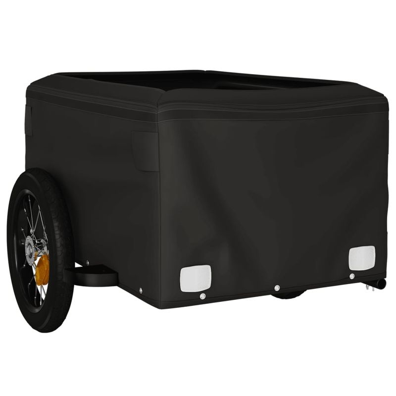 Sport si Outdoor - Ciclism - Accesorii pentru biciclete - Remorci biciclete - Remorca pentru biciclete, negru și rosu, 30 kg, fier, mărime 120x54x44 cm - Infinity.ro