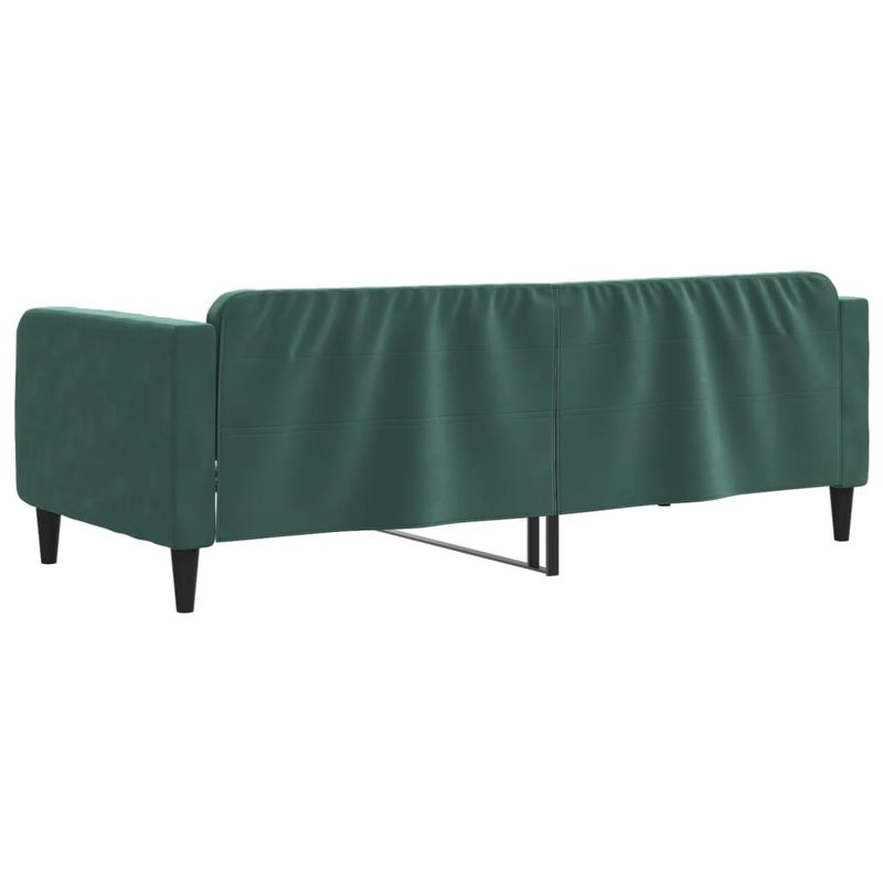 Casa si Gradina - Mobilier - Paturi si accesorii - Paturi - Cadru de pat, verde inchis, 90x200 cm, catifea - Infinity.ro