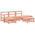 Casa si Gradina - Gradina si terasa - Mobilier exterior - Seturi mobila gradina - Set mobilier relaxare gradina, 6 piese, lemn masiv Douglas - Infinity.ro