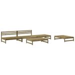 Casa si Gradina - Gradina si terasa - Mobilier exterior - Seturi mobila gradina - Set mobilier relaxare pentru gradina 5 piese lemn de pin tratat - Infinity.ro