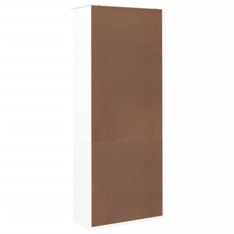 Casa si Gradina - Mobilier - Biblioteci si rafturi - Biblioteci - Biblioteca cu sertare „ALTA” alb 77x35x186,5 cm lemn masiv pin - Infinity.ro