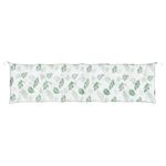 Casa si Gradina - Gradina si terasa - Mobilier exterior - Perne decorative exterior - Perna banca de gradina, alb și verde, 200x50x7 cm, textil - Infinity.ro