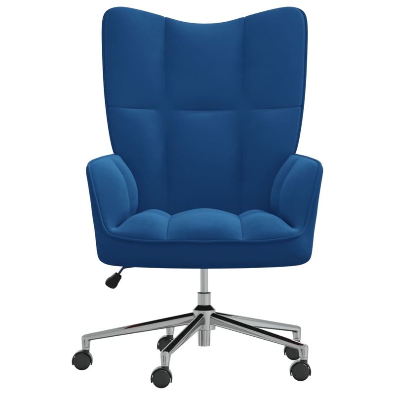 Casa si Gradina - Mobilier - Scaune si fotolii - Fotolii - Fotoliu de relaxare, albastru, catifea - Infinity.ro