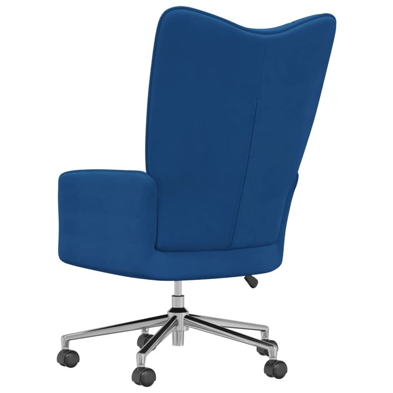 Casa si Gradina - Mobilier - Scaune si fotolii - Fotolii - Fotoliu de relaxare, albastru, catifea - Infinity.ro