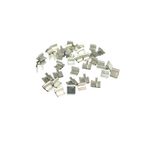 Casa si Gradina - Decoratiuni - Aromaterapie si lumanari - Lumanari si candele - Fitil din lemn cu suport metalic 50 buc, Lun-100mm/Lat-12mm - Infinity.ro