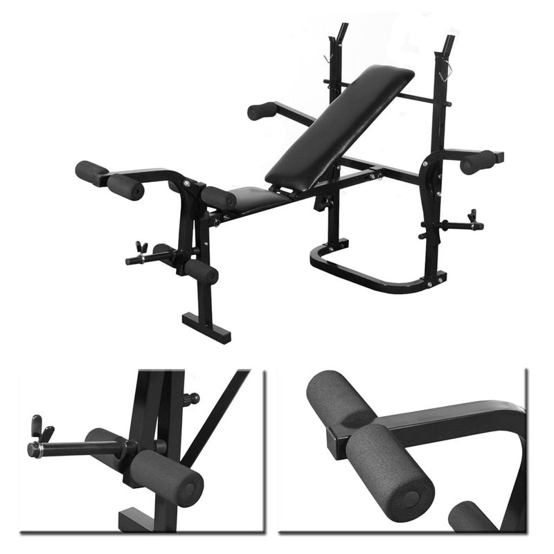 Sport si Outdoor - Fitness - Aparate fitness - Aparate si banci multifunctionale - Set gantere pt banca greutati pliabila pentru sala de gimnastica acasa - Infinity.ro