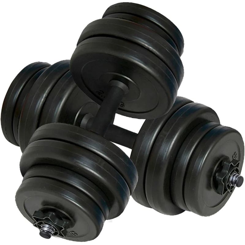 Sport si Outdoor - Fitness - Aparate fitness - Aparate si banci multifunctionale - Set gantere pt banca greutati pliabila pentru sala de gimnastica acasa - Infinity.ro