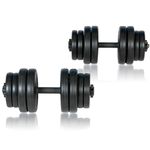 Sport si Outdoor - Fitness - Aparate fitness - Aparate si banci multifunctionale - Set gantere pt banca greutati pliabila pentru sala de gimnastica acasa - Infinity.ro