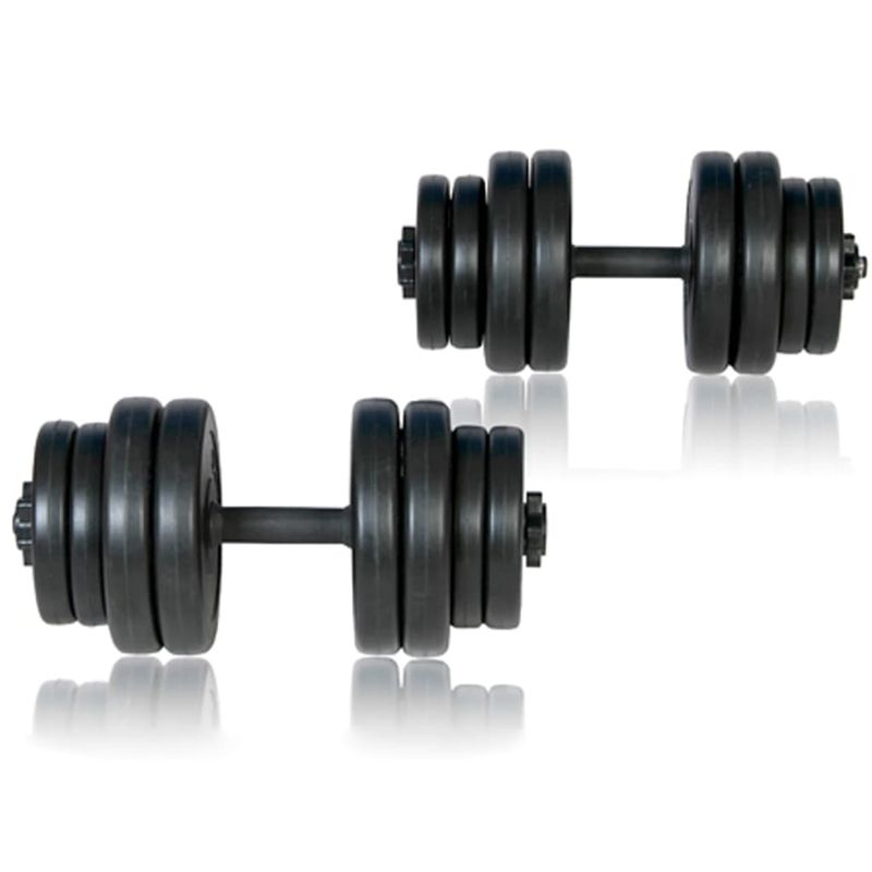 Sport si Outdoor - Fitness - Aparate fitness - Aparate si banci multifunctionale - Set gantere pt banca greutati pliabila pentru sala de gimnastica acasa - Infinity.ro