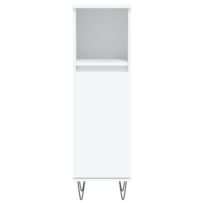 Casa si Gradina - Mobilier - Mobilier baie - Corpuri baie - Dulap de baie, alb, 30x30x100 cm, lemn prelucrat - Infinity.ro