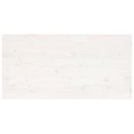 Casa si Gradina - Mobilier - Feronerie si accesorii mobila - Blat de masa alb 100x50x2,5 cm lemn masiv de pin dreptunghiular - Infinity.ro