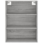 Casa si Gradina - Mobilier - Comode si corpuri - Comode - Dulap inalt, gri sonoma, 69,5x34x180 cm, lemn compozit - Infinity.ro