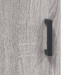 Casa si Gradina - Mobilier - Comode si corpuri - Comode - Dulap inalt, gri sonoma, 69,5x34x180 cm, lemn compozit - Infinity.ro